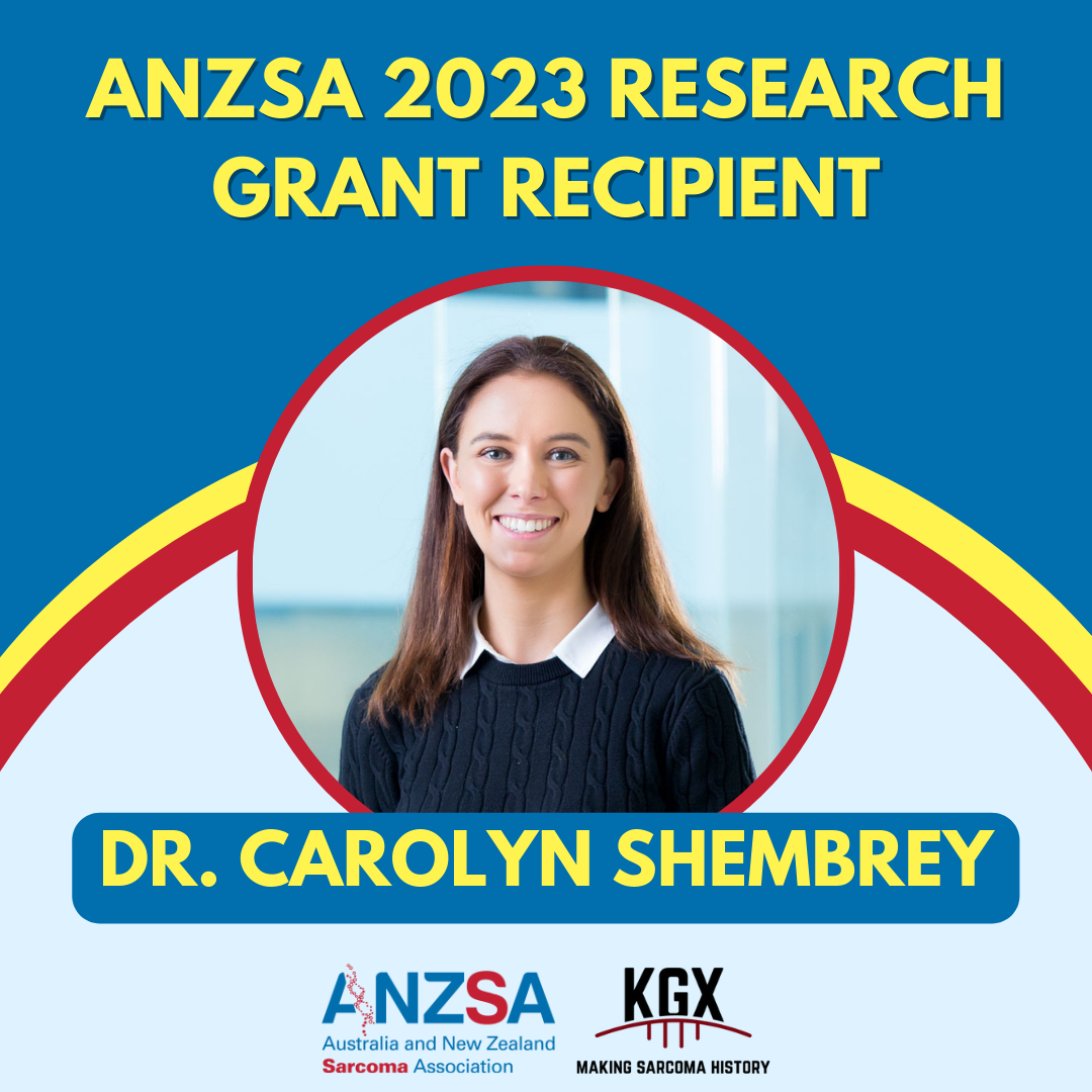 2023 ANZSA Sarcoma Research Grant Recipient - Dr. Carolyn Shembrey