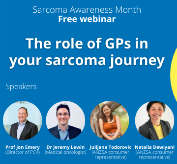 The role of GPs in your sarcoma journey